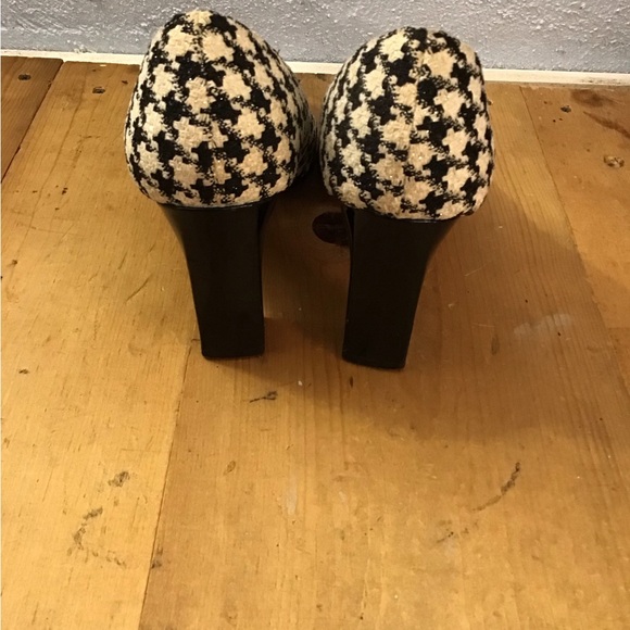Anne Klein Women’s Pumps Fabric Black White Like Houndstooth Style S. 7.5 M - Picture 11 of 13